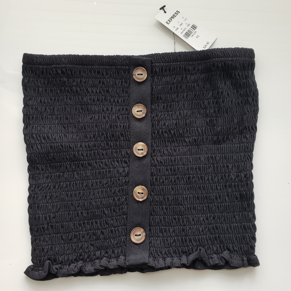 Express Button Tube Top